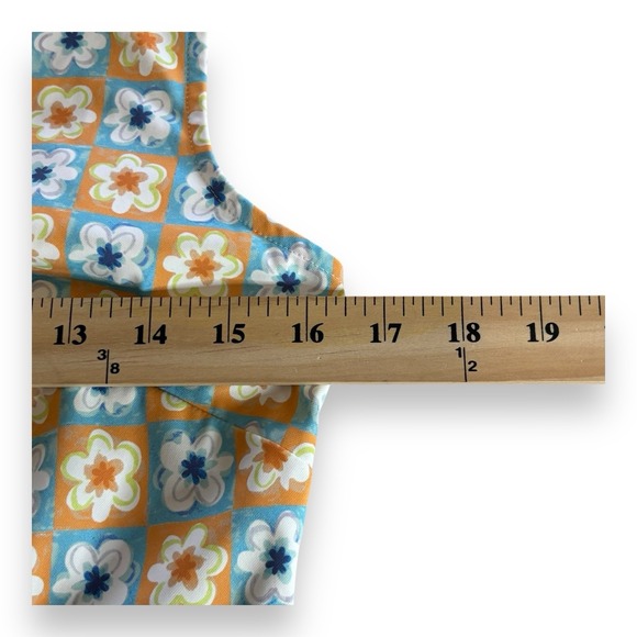 BAD BIRDIE Flower Power Sleeveless Blade Polo Shirt Womens S Golf Tennis New - Picture 8 of 9